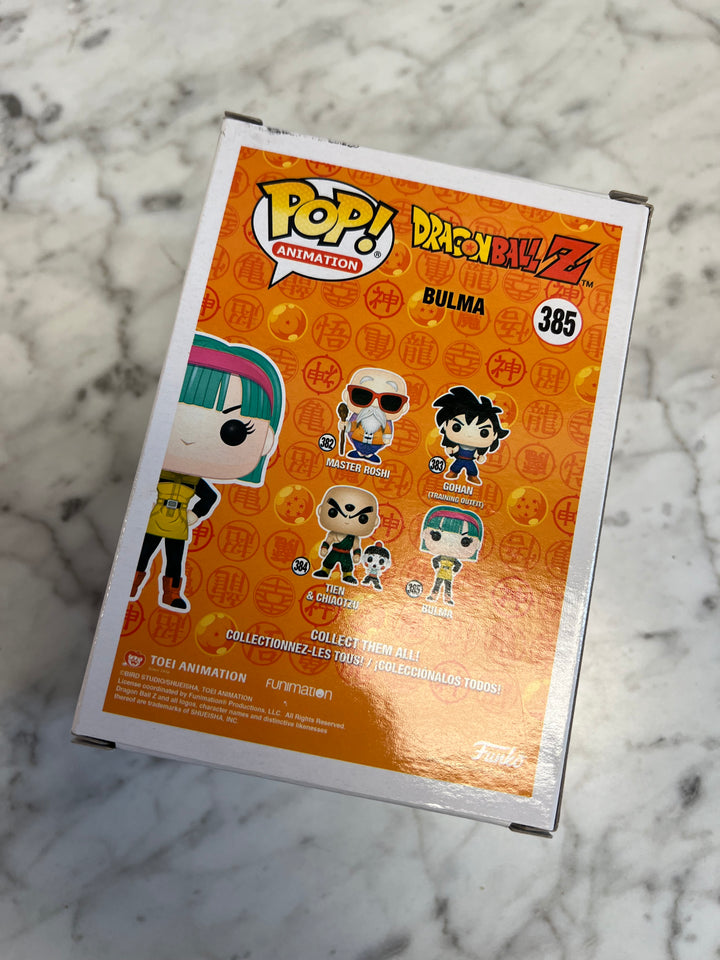 Funko Pop! Dragon Ball Z - Bulma (Yellow Dress) #385 Funko Pop Figure FP61924