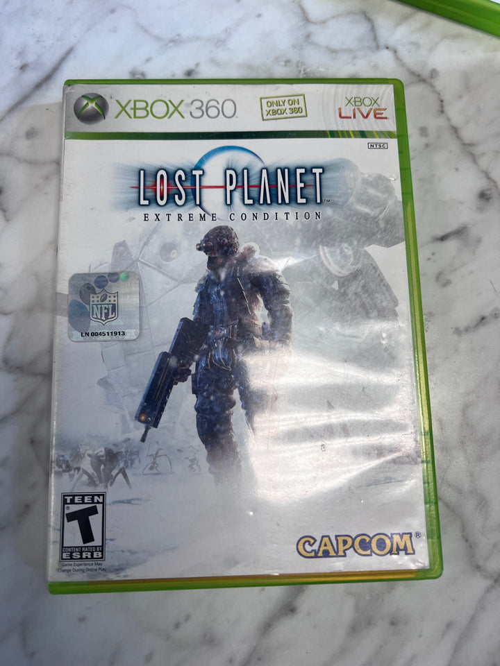 Lost Planet Extreme Condition Xbox 360 Case and Manual ONLY CO91725