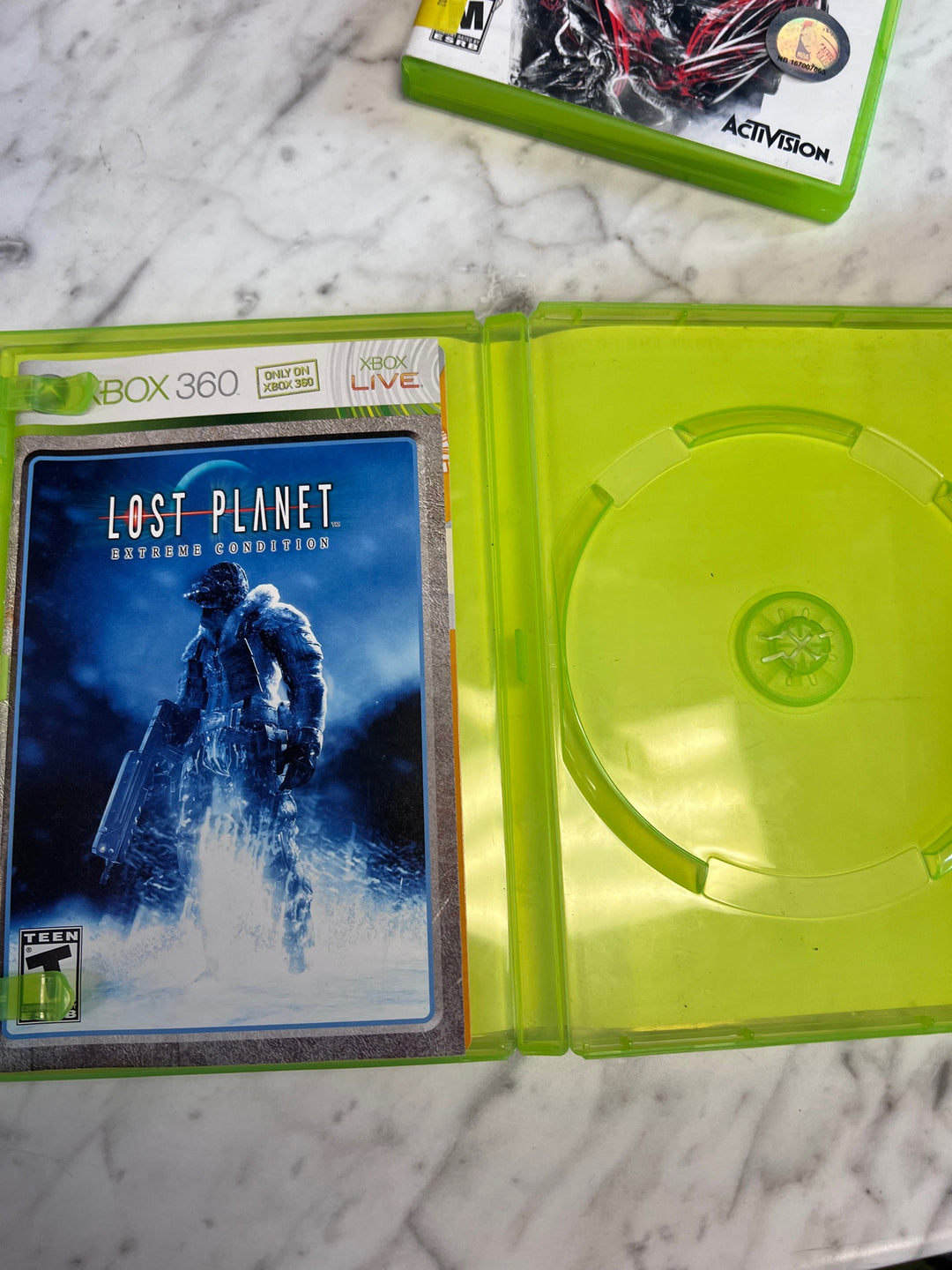 Lost Planet Extreme Condition Xbox 360 Case and Manual ONLY CO91725