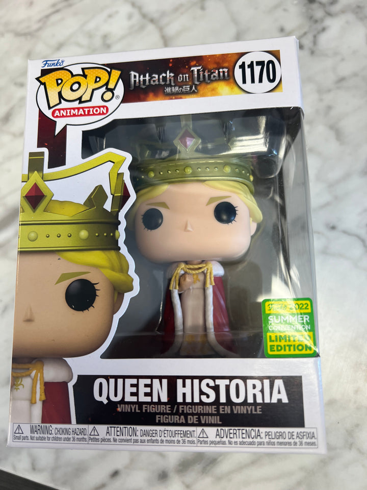 Funko Pop Queen Historia 2022 Summer Con Exclusive Attack on Titan #1170  FP9224