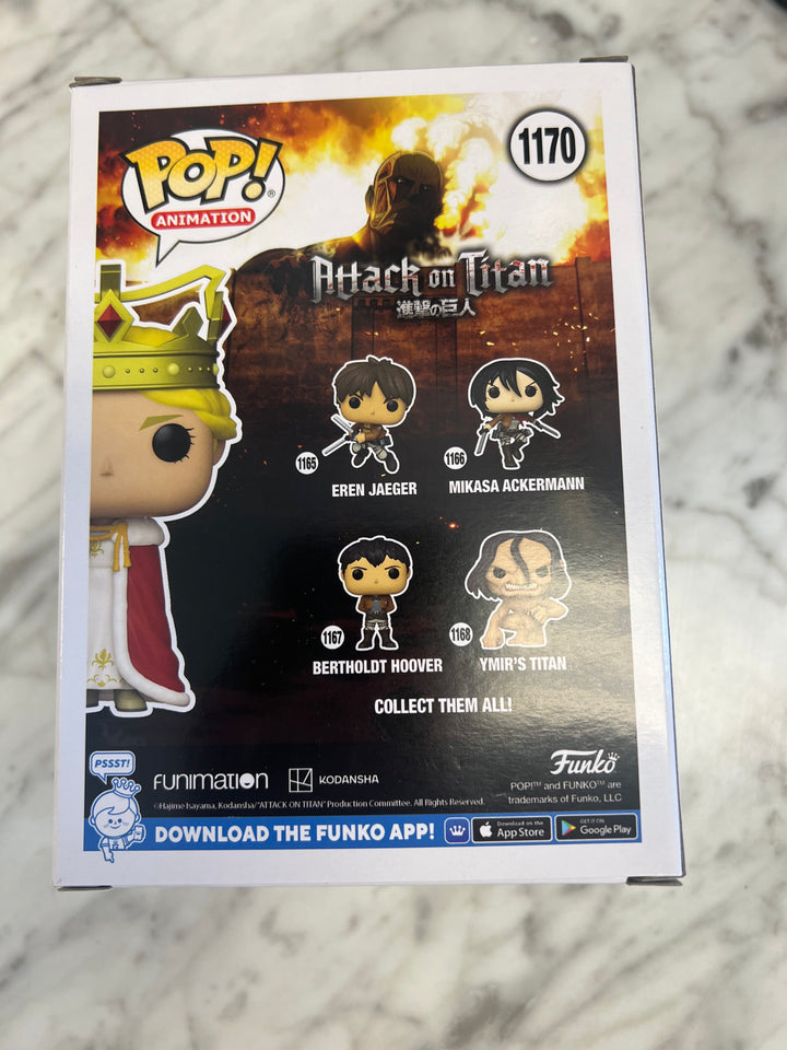 Funko Pop Queen Historia 2022 Summer Con Exclusive Attack on Titan #1170  FP9224