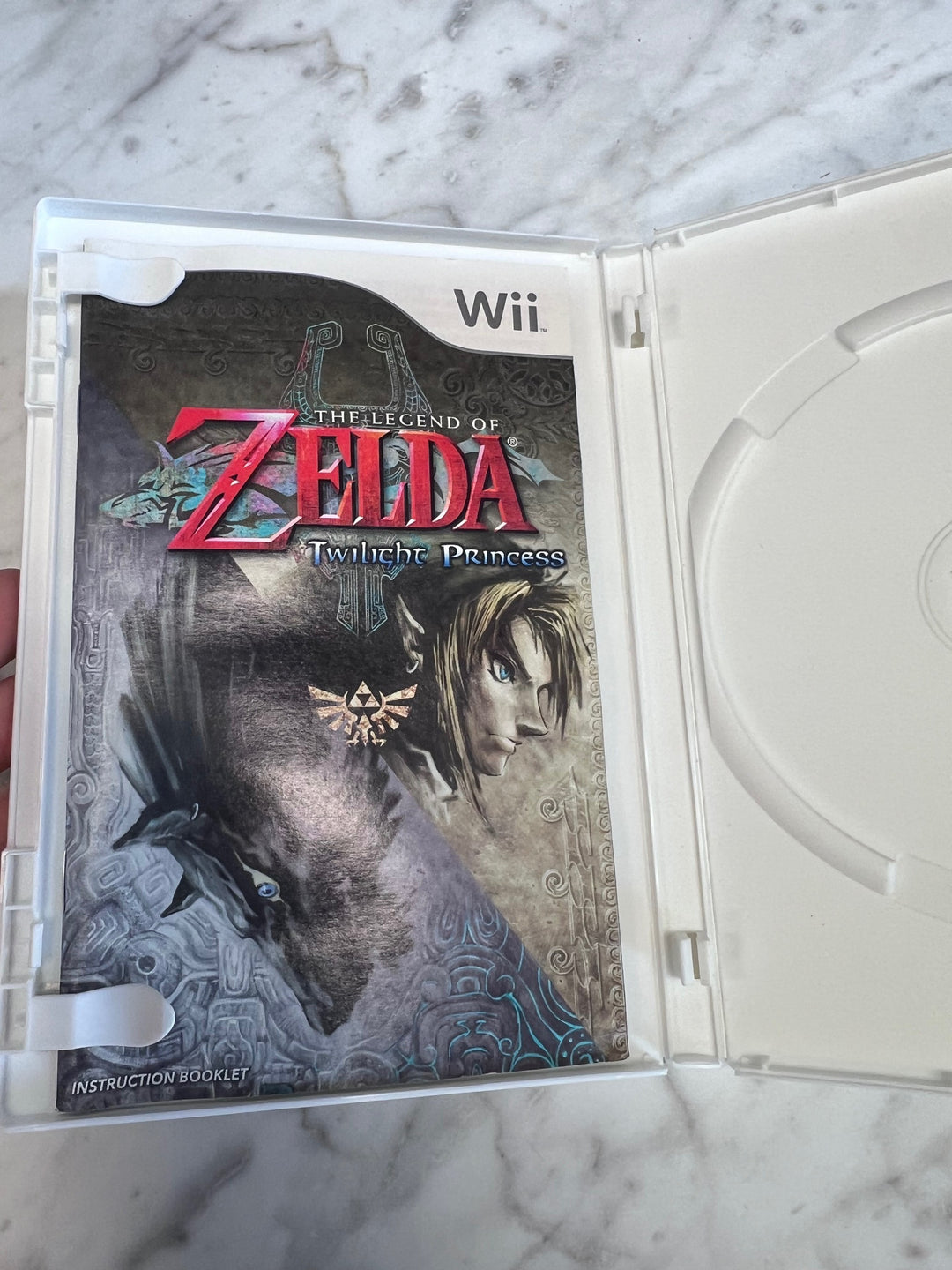 The Legend of Zelda Twilight Princess Nintendo Wii Case and Manual ONLY CO91725