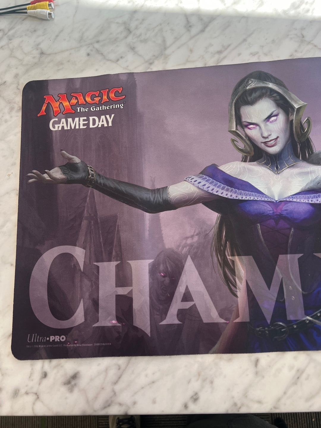 mtg game day cards MTG Liliana The Last Hope Eldritch Moon Gameday Champion Playmat D1212 – Core Gaming
