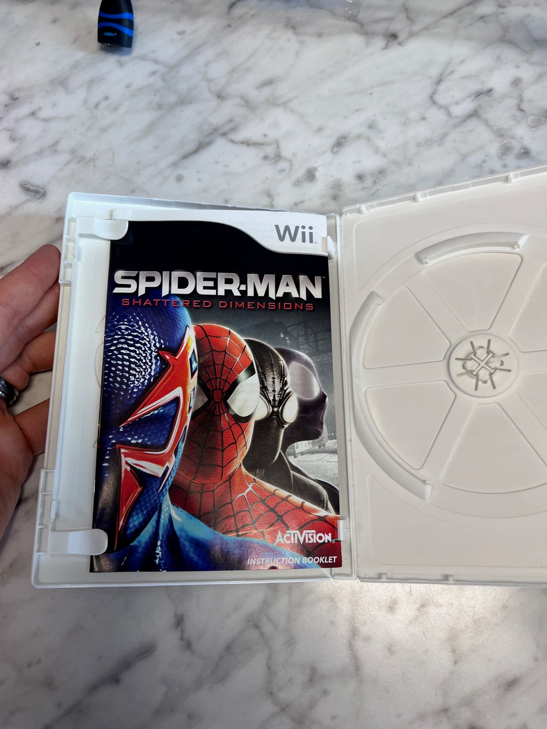 Spiderman Shattered Dimensions Nintendo Wii Case and Manual ONLY CO91725