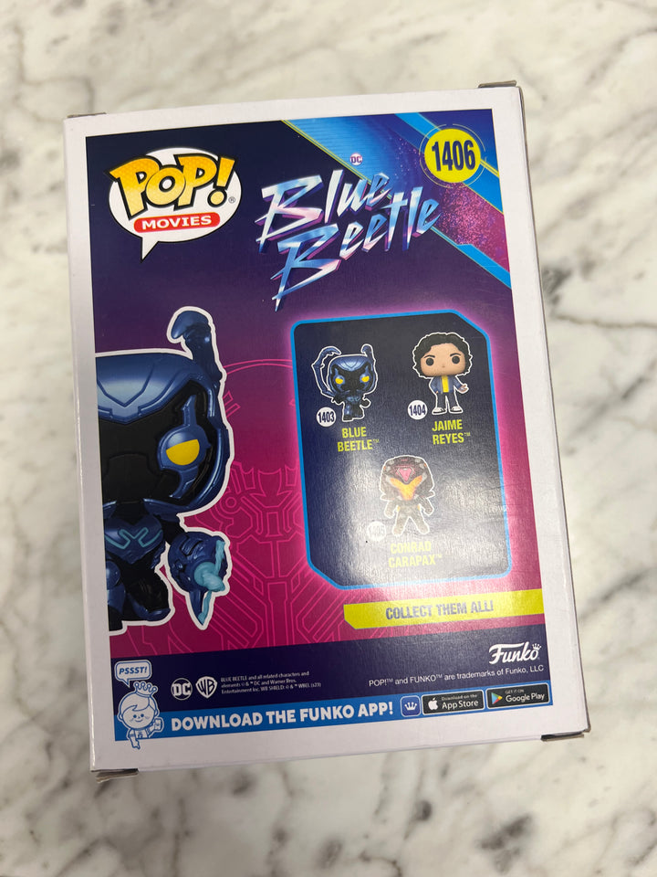 Funko Pop! Vinyl: DC Universe - Blue Beetle (Glow) #1406  FP12124