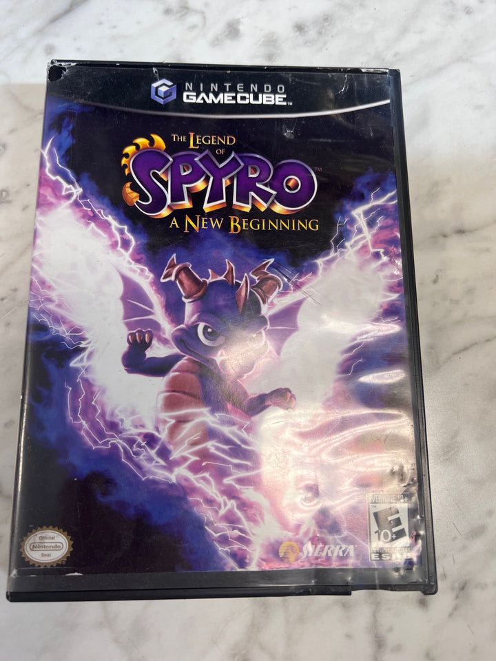 The Legend of Spyro A New Beginning Nintendo Gamecube Case and Manual ONLY CO91725