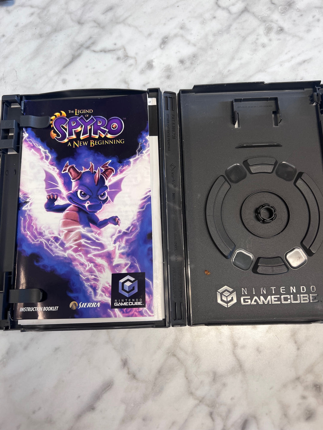 The Legend of Spyro A New Beginning Nintendo Gamecube Case and Manual ONLY CO91725