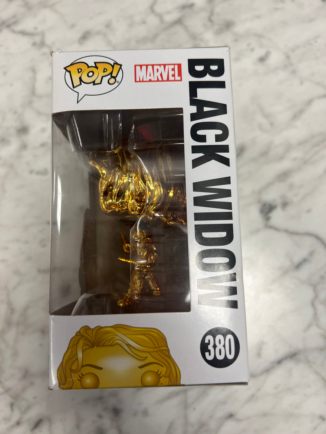 Funko Pop! Marvel: Black Widow #380 Gold Chrome Vinyl Figure FP12124