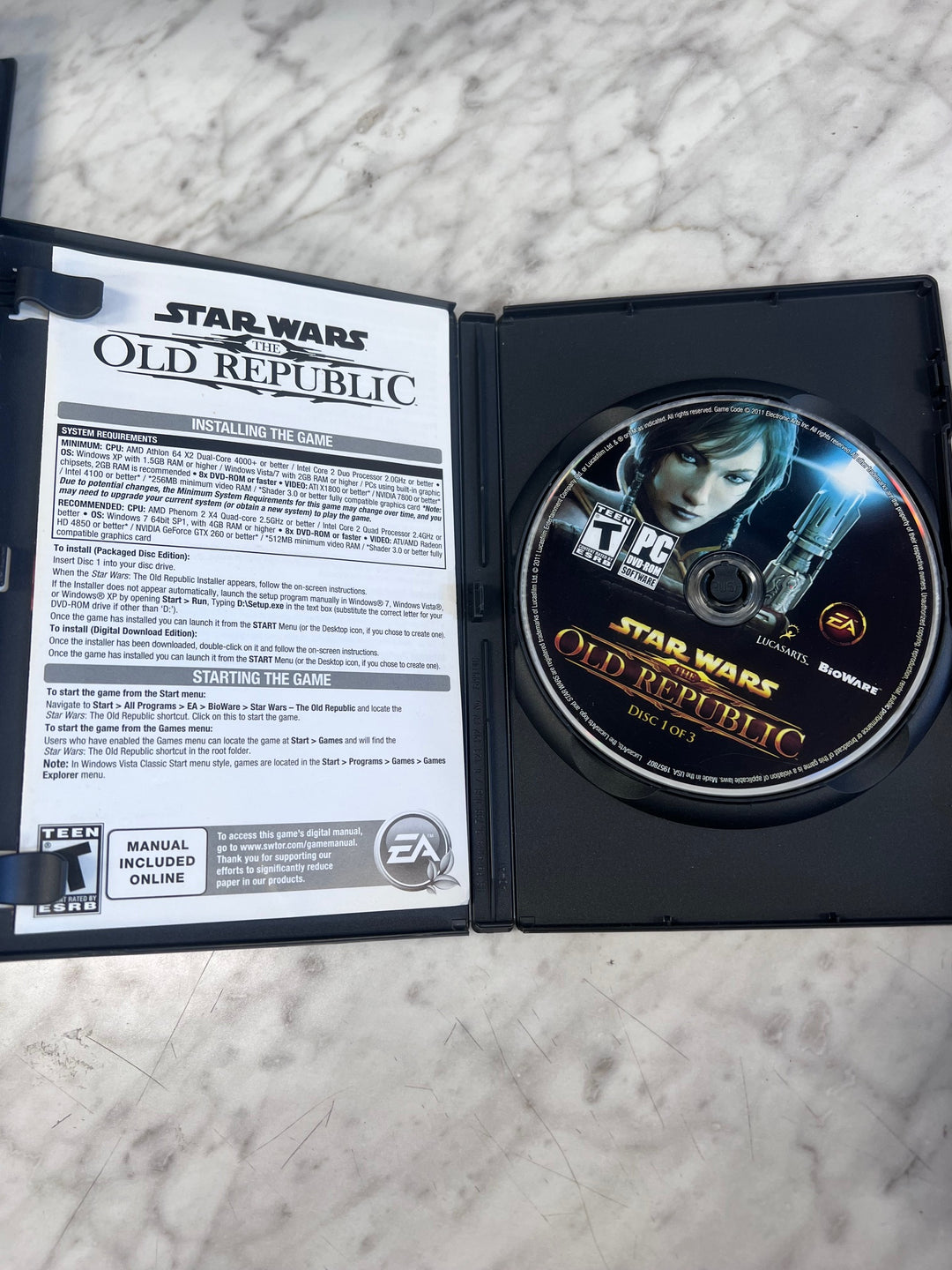 Star Wars the Old Republic PC DVD-ROM PC1126