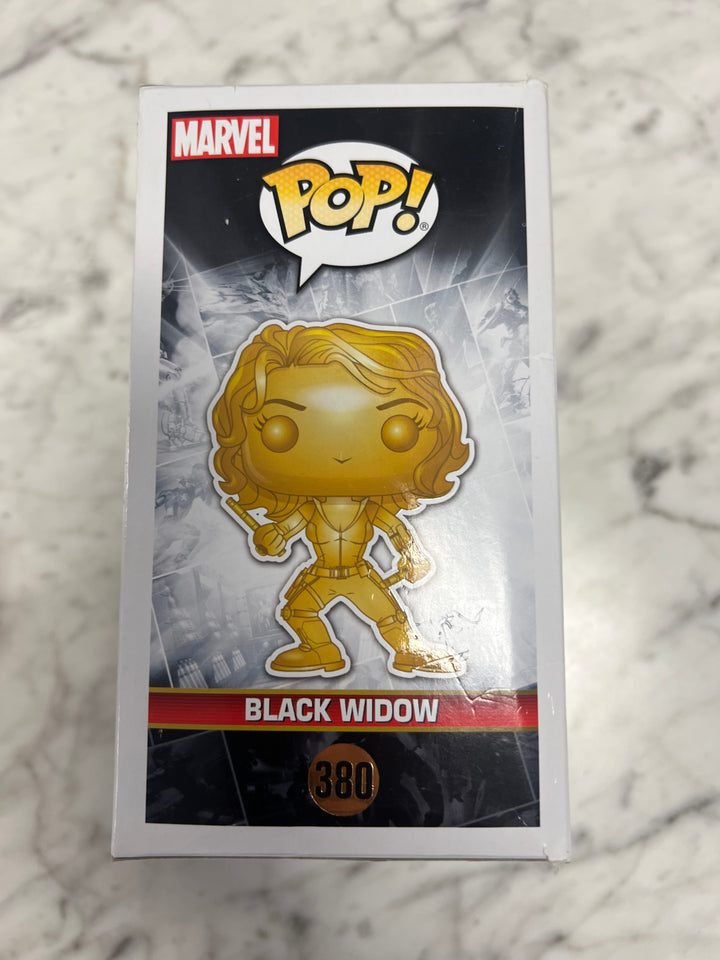 Funko Pop! Marvel: Black Widow #380 Gold Chrome Vinyl Figure FP12124