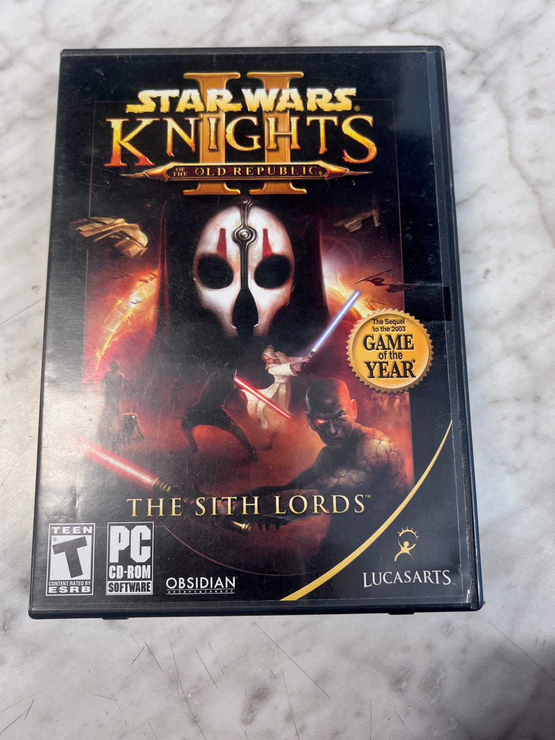 Star Wars Knights of the Old Republic II Sith Lords PC DVD-ROM PC1126