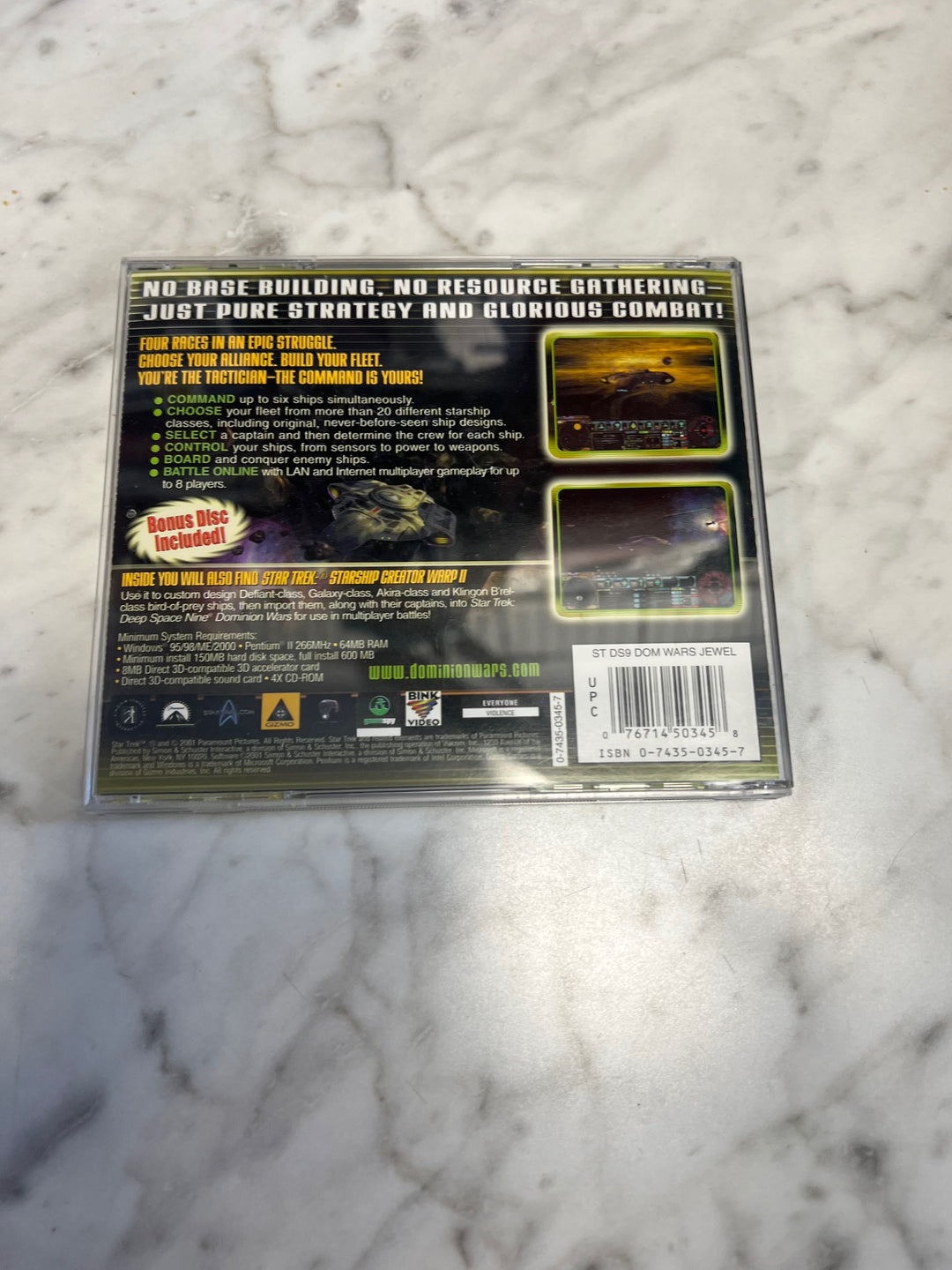 Star Trek Deep Space Nine Dominion Wars for Windows PC PC62025