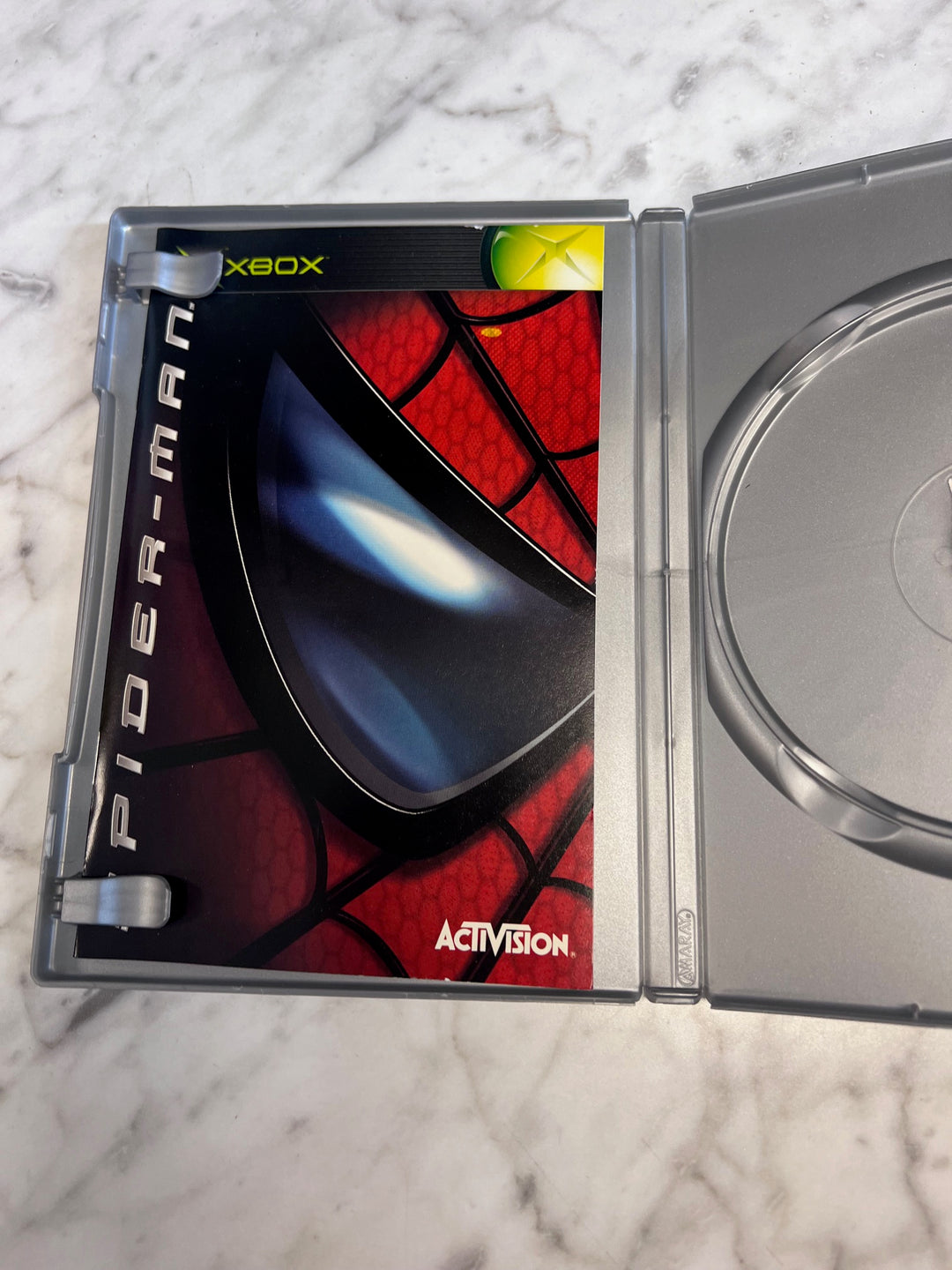 Spider-Man Original Xbox Case and Manual ONLY CO91725