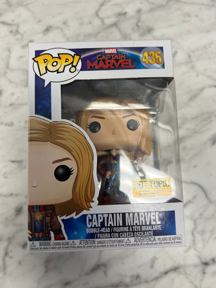 Funko Pop! Marvel Captain Marvel #435 Hot Topic Exclusive Vinyl Figure   FP12124