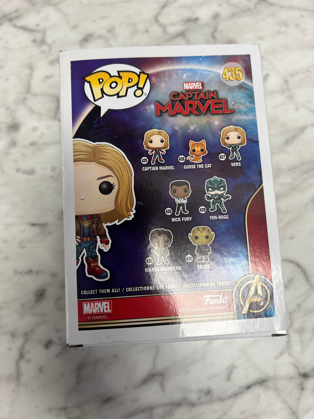 Funko Pop! Marvel Captain Marvel #435 Hot Topic Exclusive Vinyl Figure   FP12124