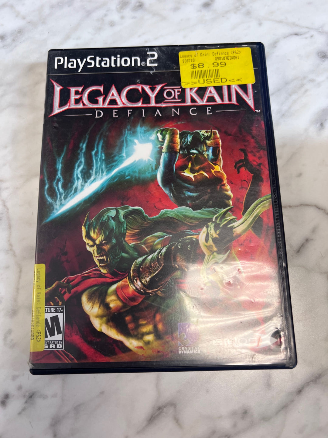 Legacy of Kain Defiance PS2 Playstation 2 Case and Manual ONLY CO91725