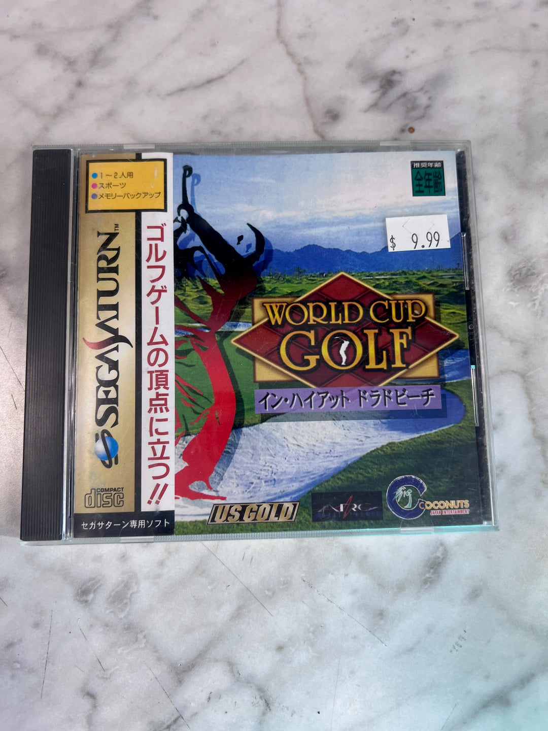 World Cup Golf - Sega Saturn JAPANESE IMPORT IMP1126