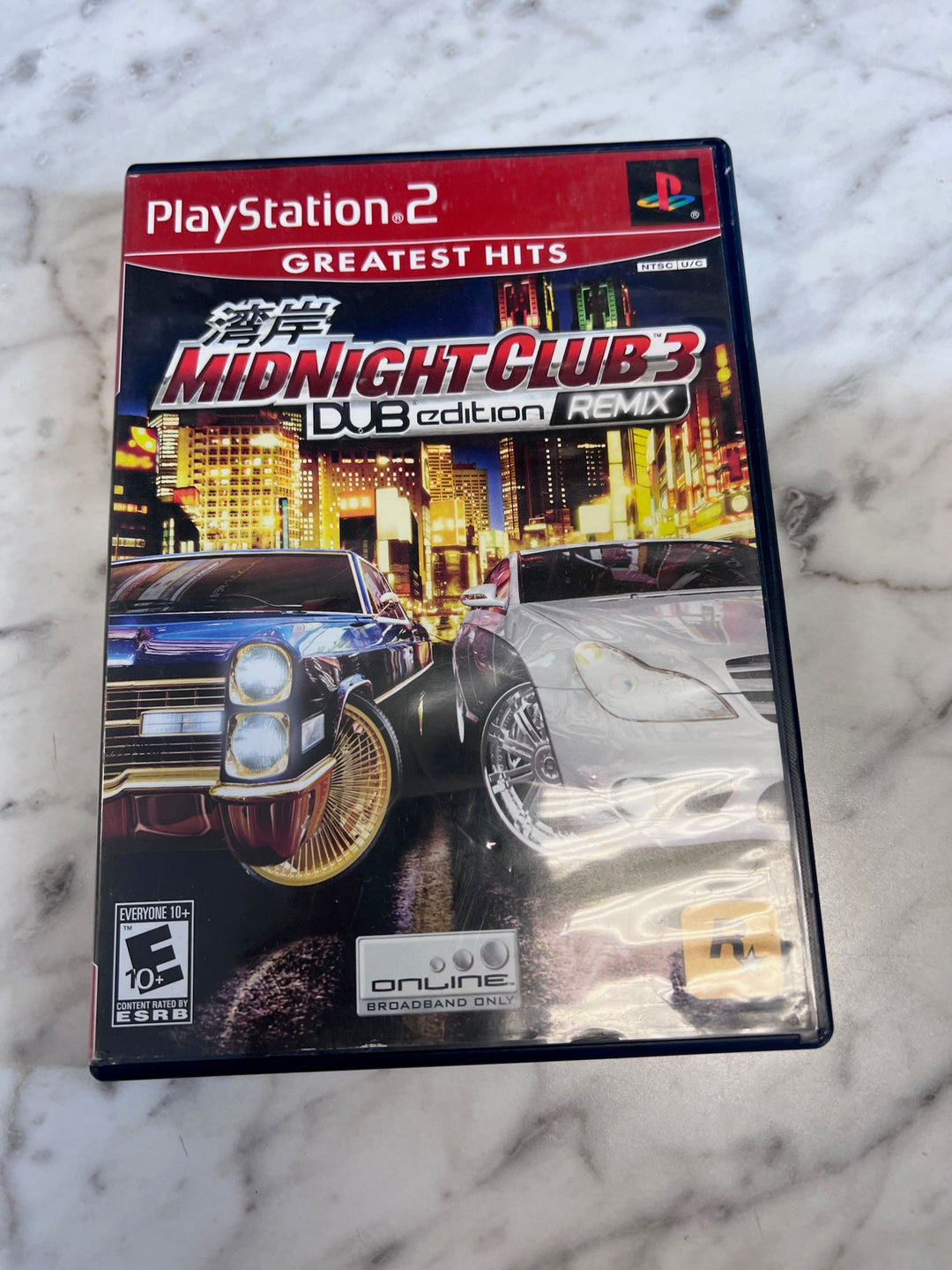 Midnight Club 3 Dub Edition Remix PS2 Playstation 2 Case and Manual ONLY CO91725