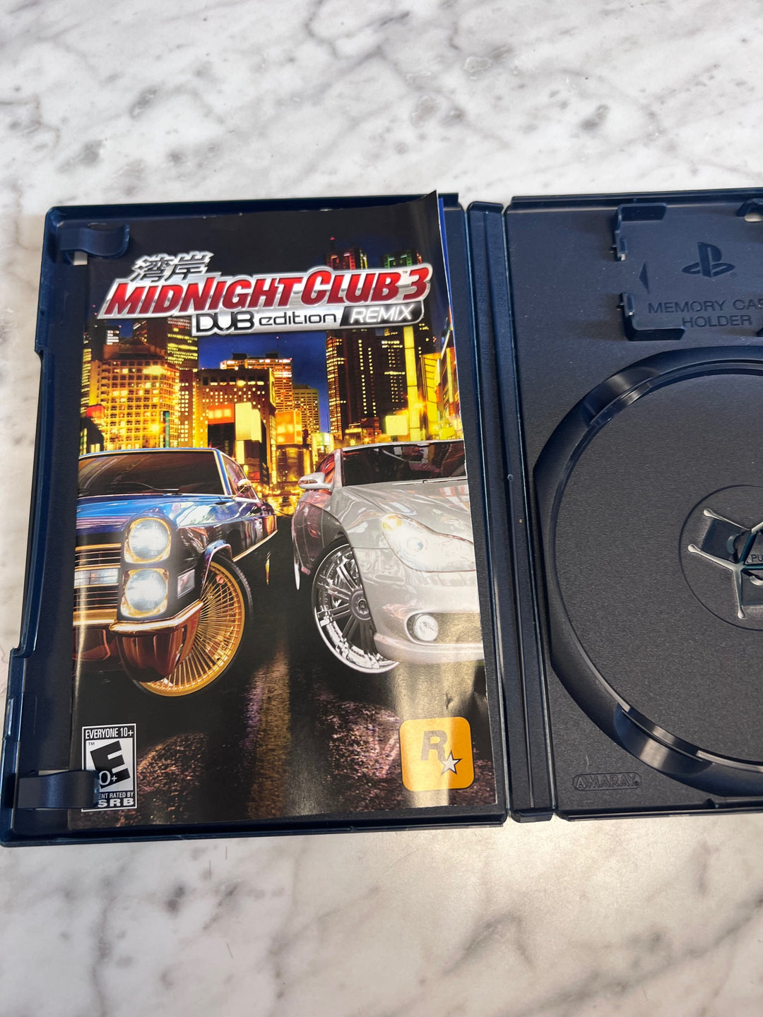 Midnight Club 3 Dub Edition Remix PS2 Playstation 2 Case and Manual ONLY CO91725