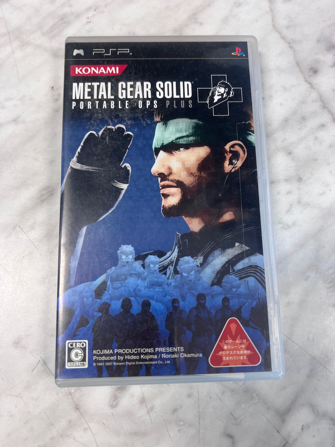 Metal Gear Solid Portable Ops Plus PSP Playstation Portable JAPANESE IMPORT IMP1126