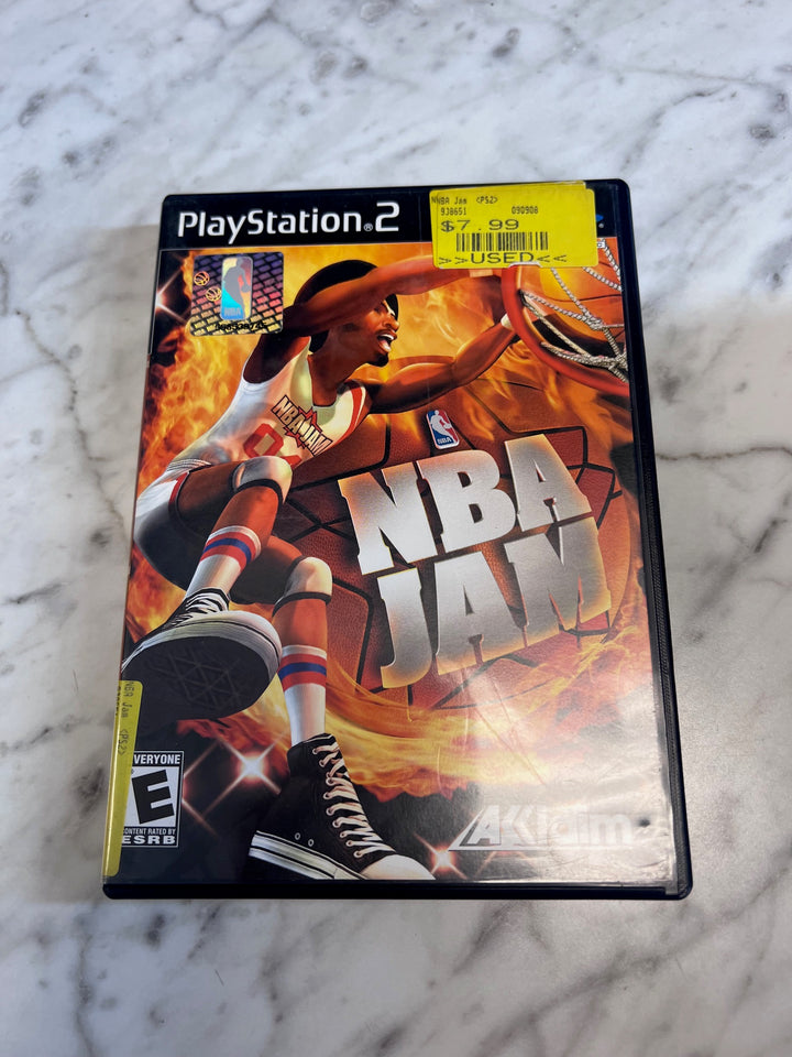 NBA Jam PS2 Playstation 2 Case and Manual ONLY CO91725