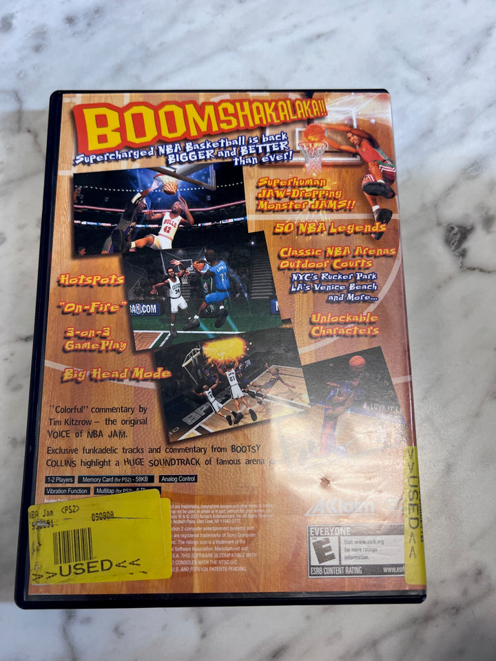 NBA Jam PS2 Playstation 2 Case and Manual ONLY CO91725