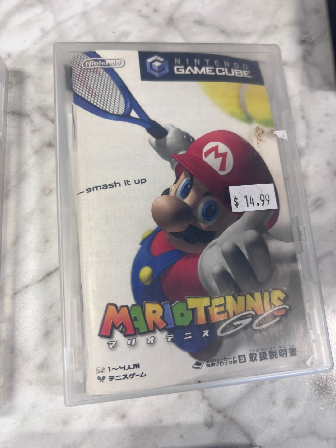 Mario Tennis Go Nintendo Gamecube Disc/Manual JAPANESE IMPORT IMP1126