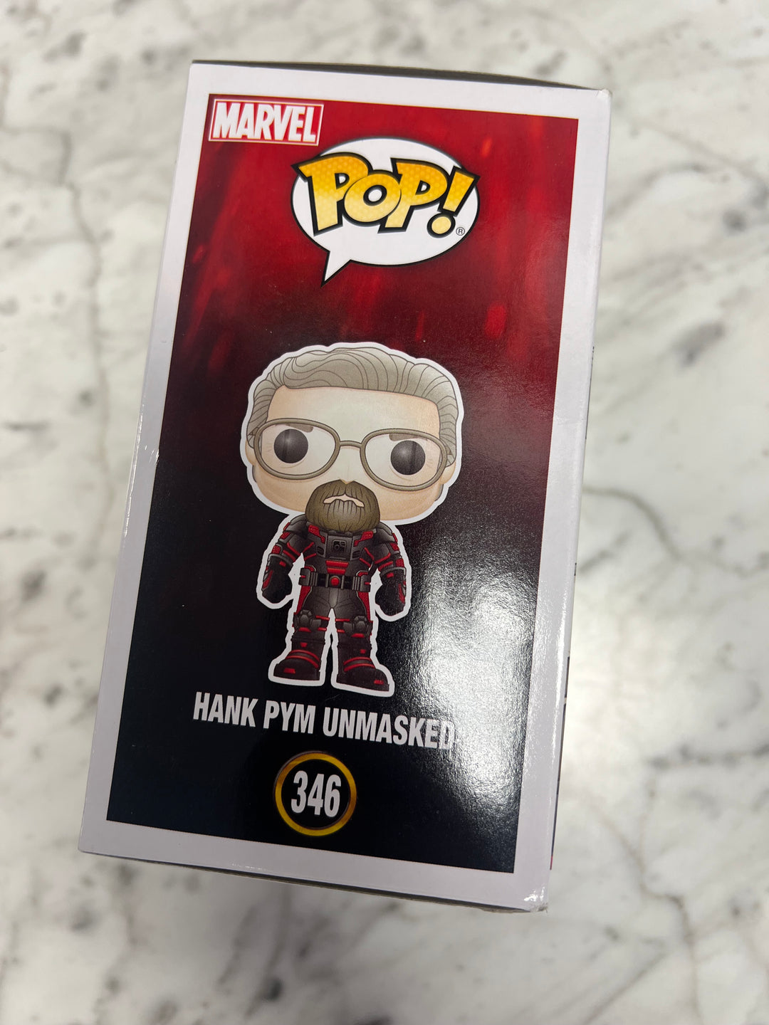 Funko POP! Marvel Ant-Man and the Wasp Hank Pym Unmasked #346   FP12124