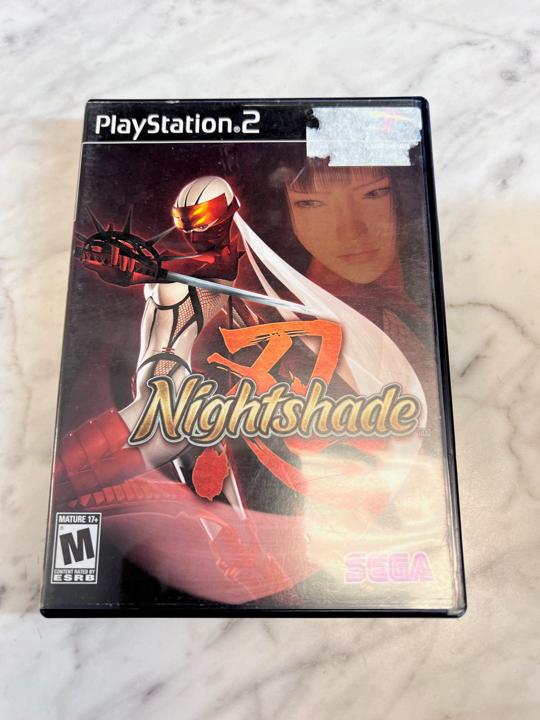 Nightshade PS2 Playstation 2 Case and Manual ONLY CO91725