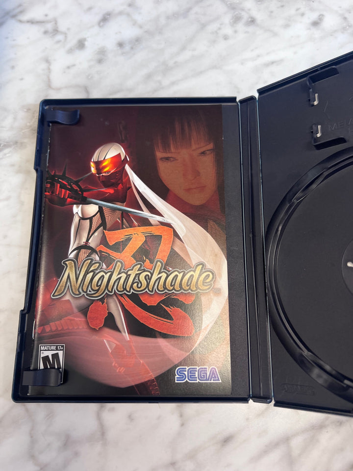 Nightshade PS2 Playstation 2 Case and Manual ONLY CO91725