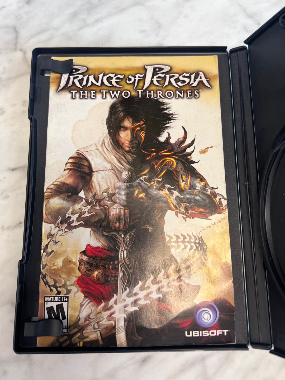 Prince of Persia Two Thrones PS2 Playstation 2 Case and Manual ONLY CO91725