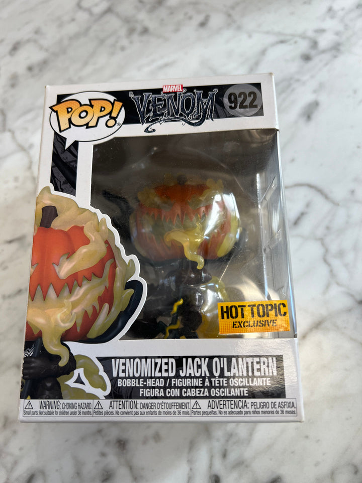 Funko POP! Venom Venomized Jack O'Lantern 922 Hot Topic Exclusive