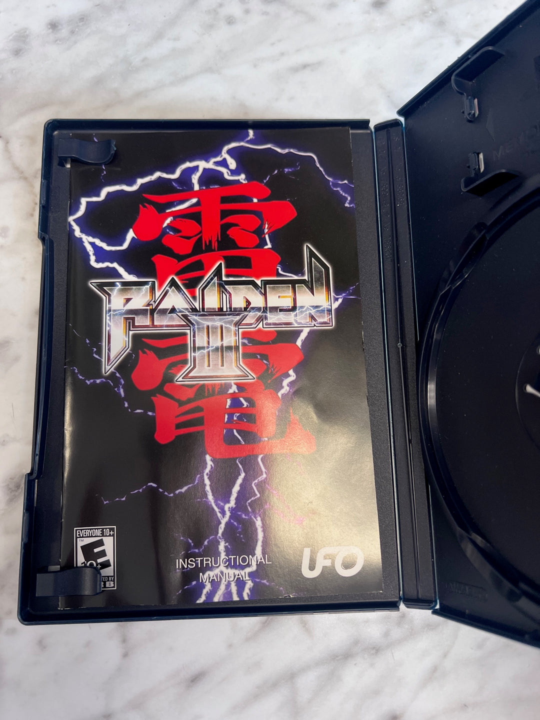Raiden III The Legendary Shooter Returns PS2 Playstation 2 Case & Manual ONLY CO91725