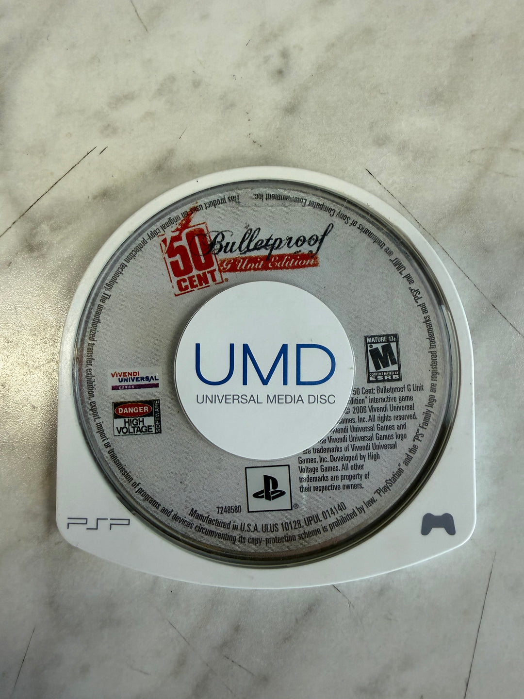 50 Cent Bulletproof G Unit Edition (DISC ONLY) - PSP DI61626