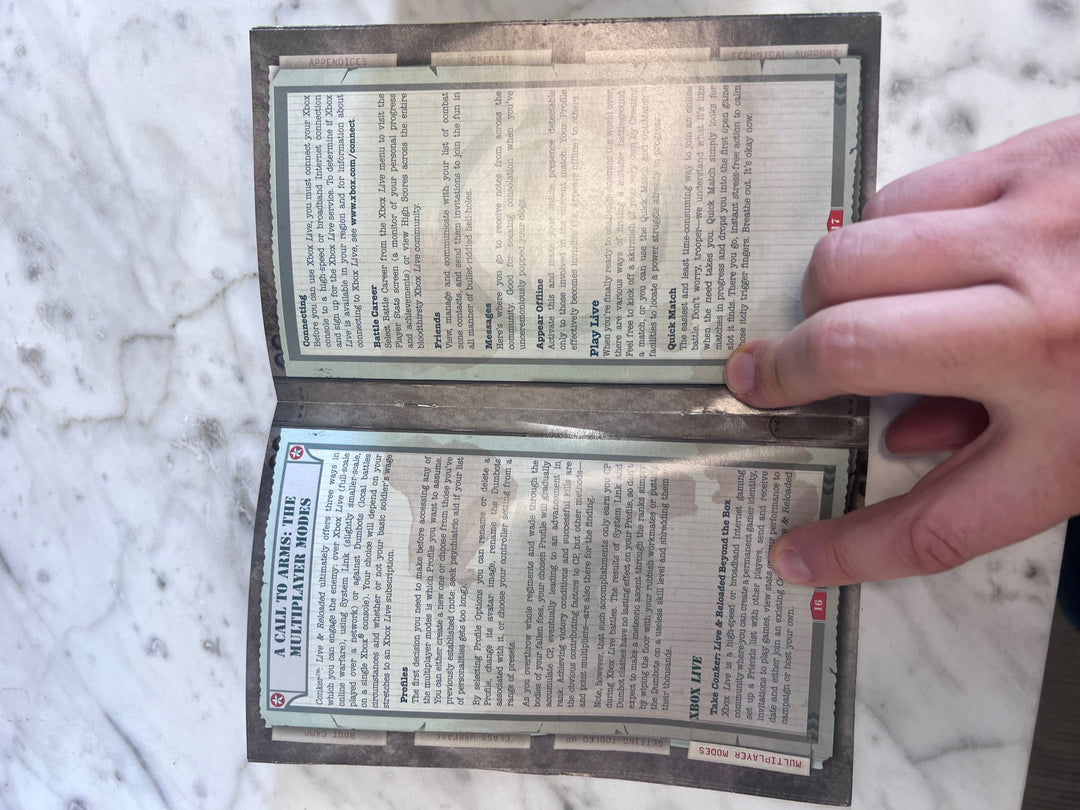 Conker Live & Reloaded Original Xbox MANUAL ONLY  MO91725