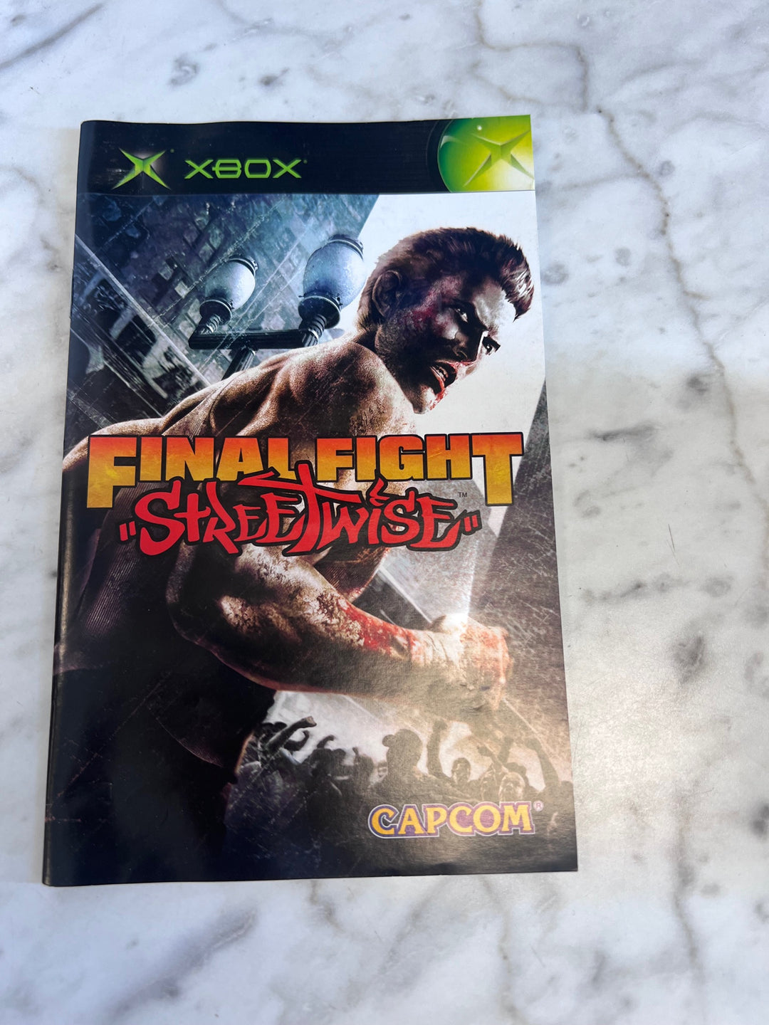 Final Fight Streetwise Original Xbox MANUAL ONLY  MO91725