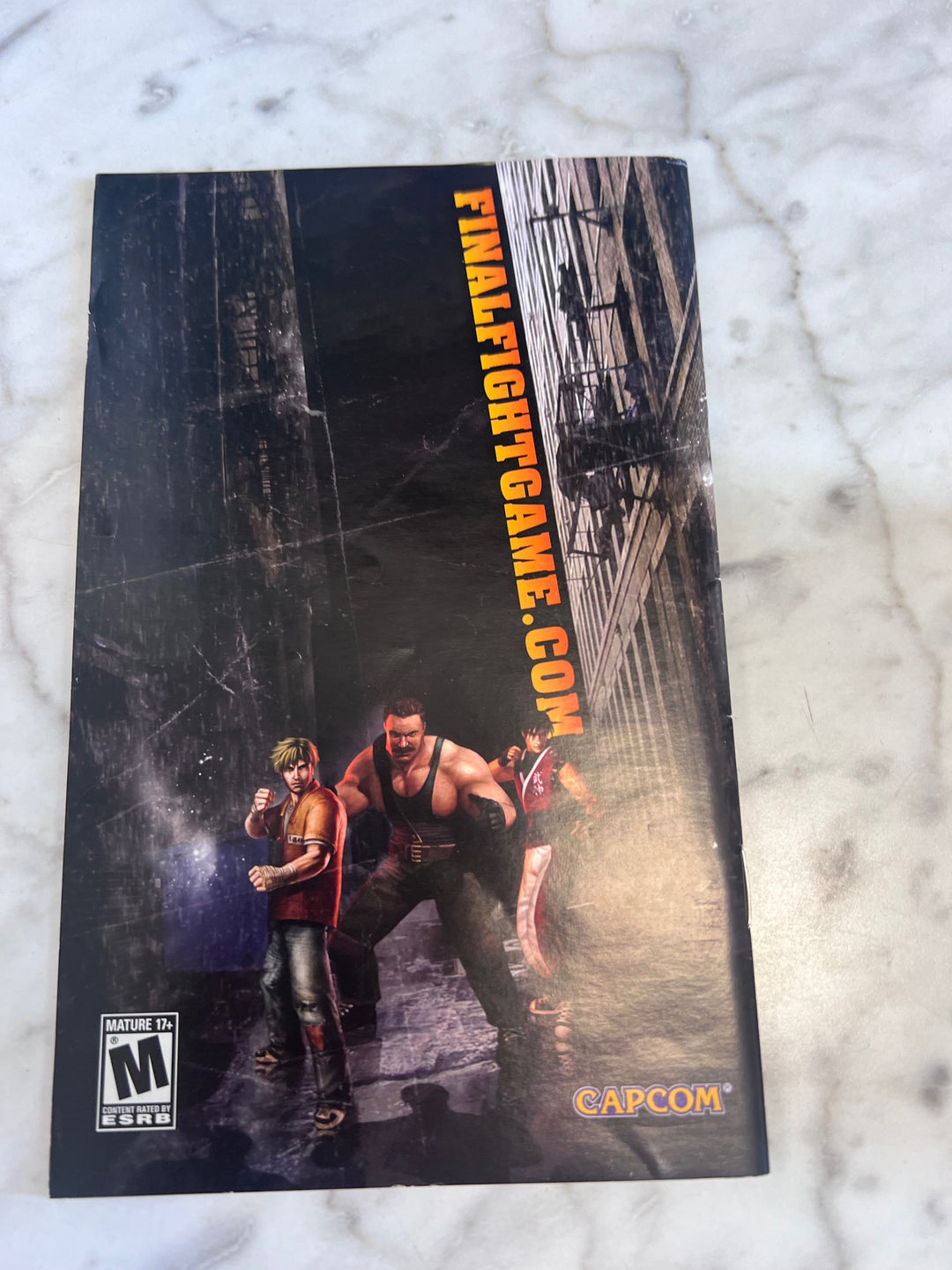 Final Fight Streetwise Original Xbox MANUAL ONLY  MO91725