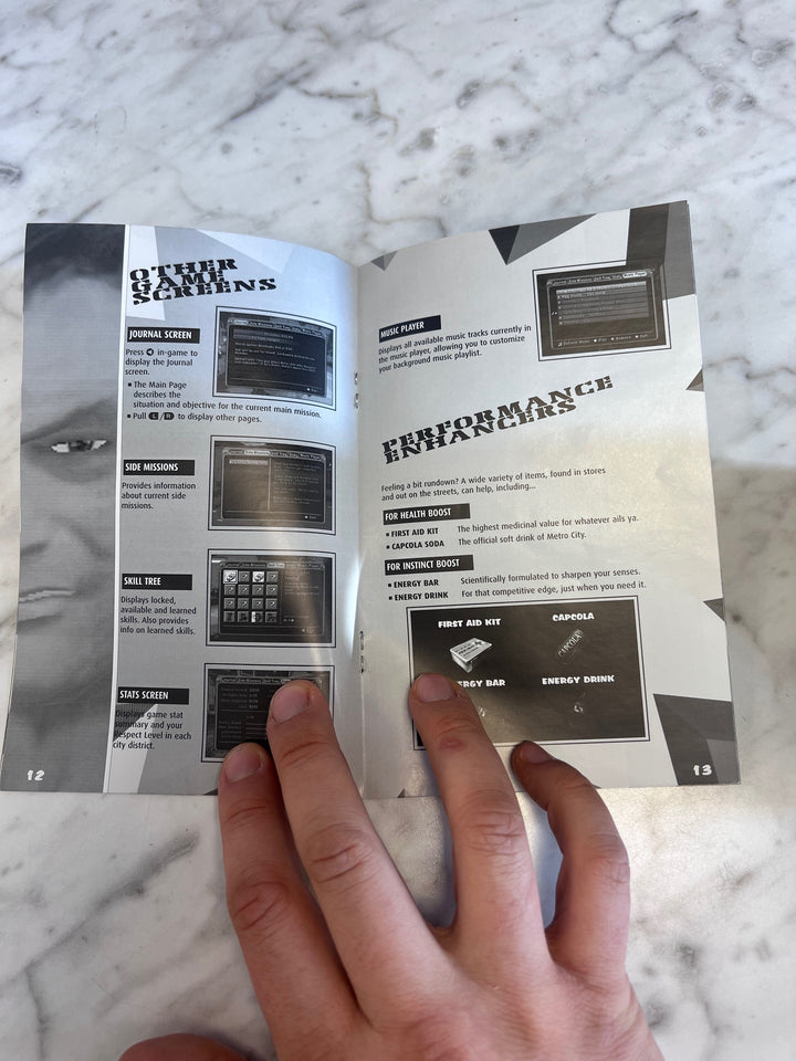 Final Fight Streetwise Original Xbox MANUAL ONLY  MO91725