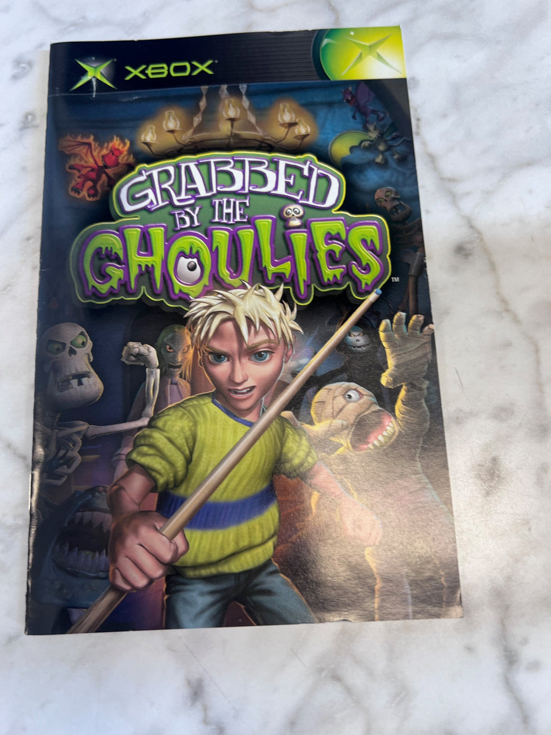 Grabbed By The Ghoulies Original Xbox MANUAL ONLY  MO91725