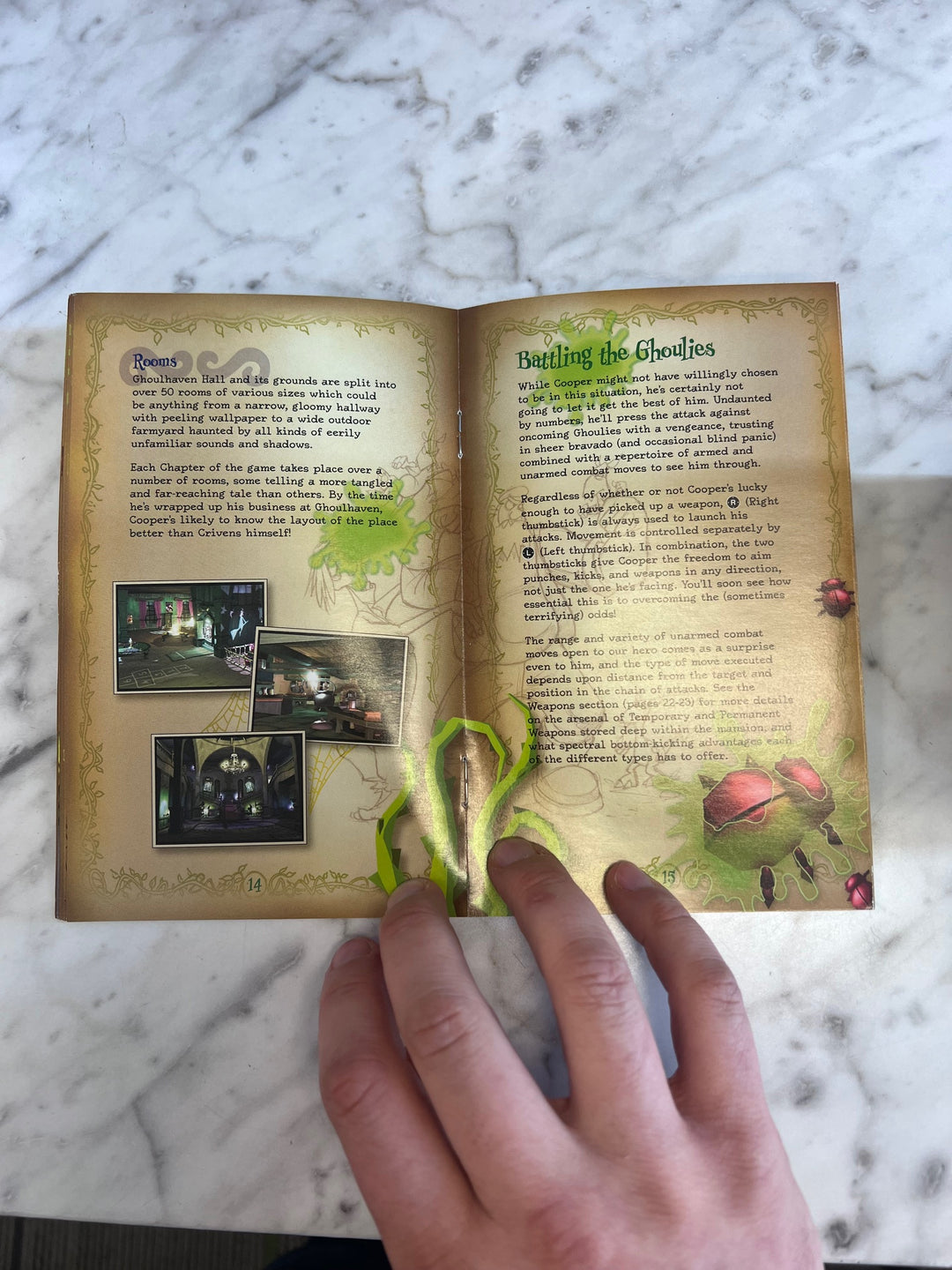 Grabbed By The Ghoulies Original Xbox MANUAL ONLY  MO91725