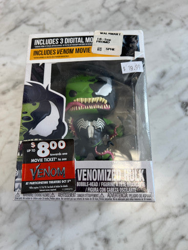 Funko Pop Venomized Hulk Wal Mart w/ movies sealed 366 UD10824