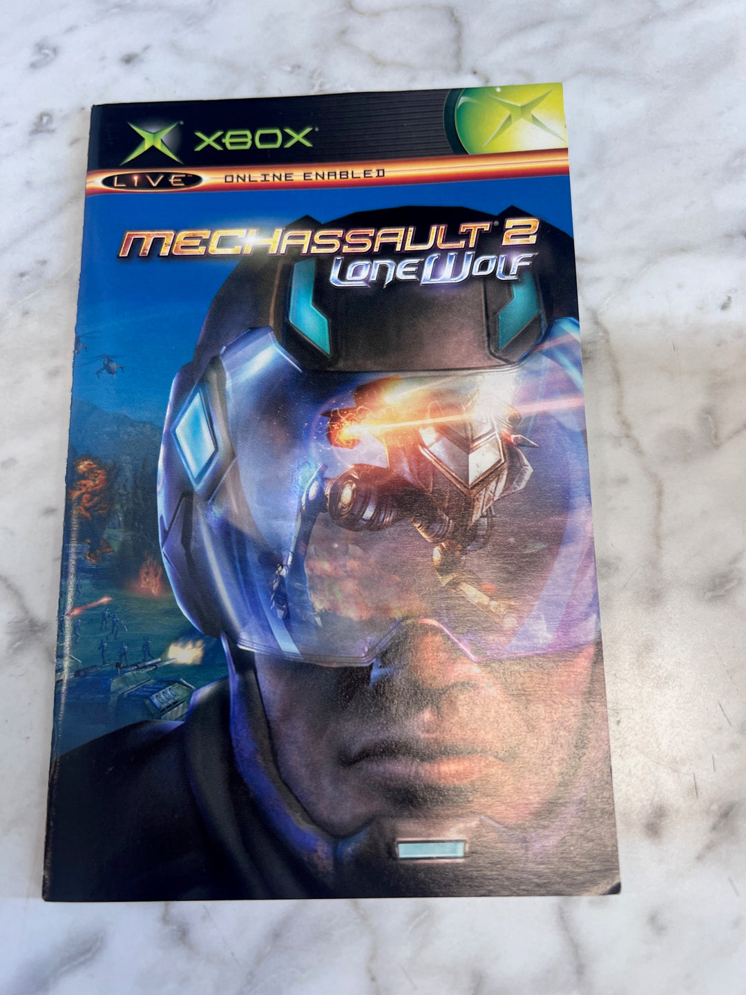 MechAssault 2 Lone Wolf Original Xbox MANUAL ONLY  MO91725