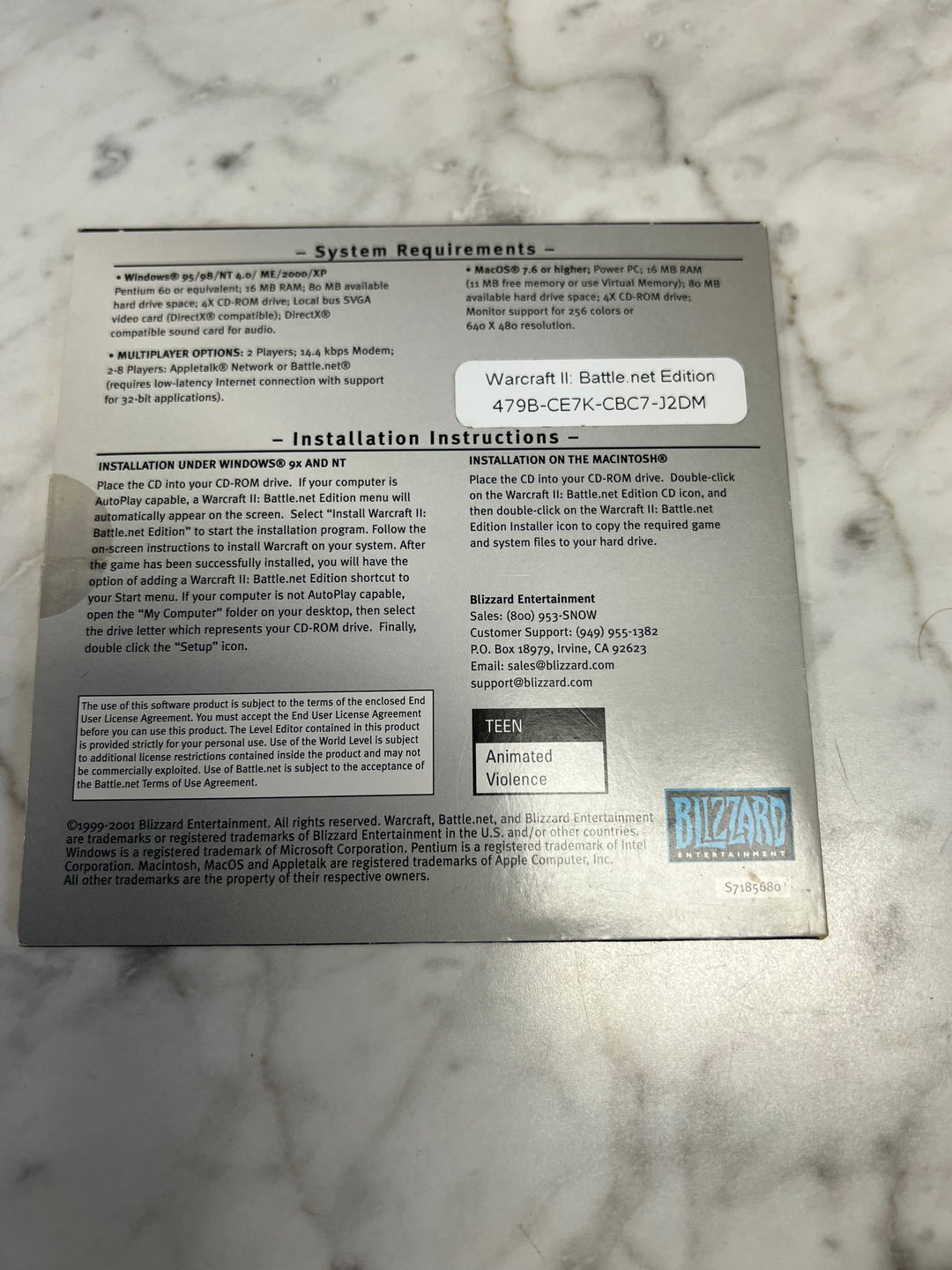 Warcraft II Battle.net Edition for Windows PC PC62025