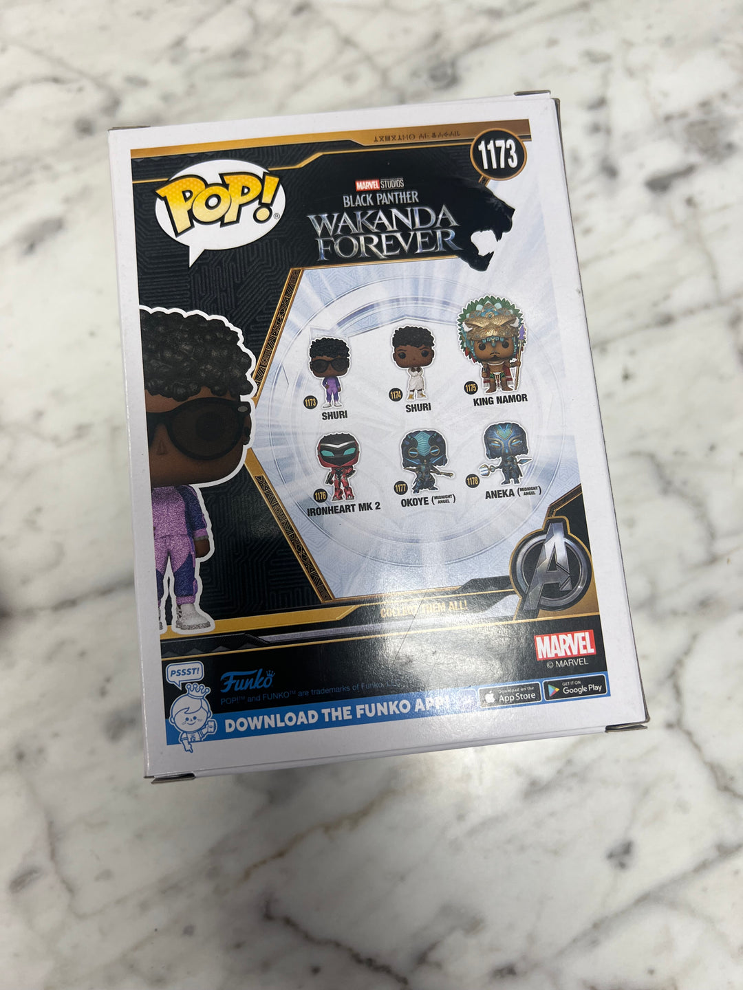 Funko Pop! Marvel - Shuri (Diamond Collection) 1173 - Box Lunch Exclusive FP12124