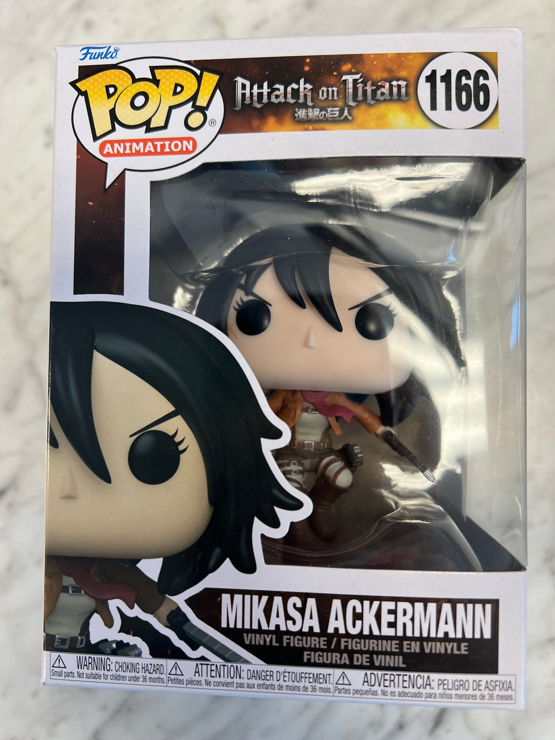 Funko Pop! Vinyl: Attack on Titan - Mikasa Ackerman #1166    FP62024