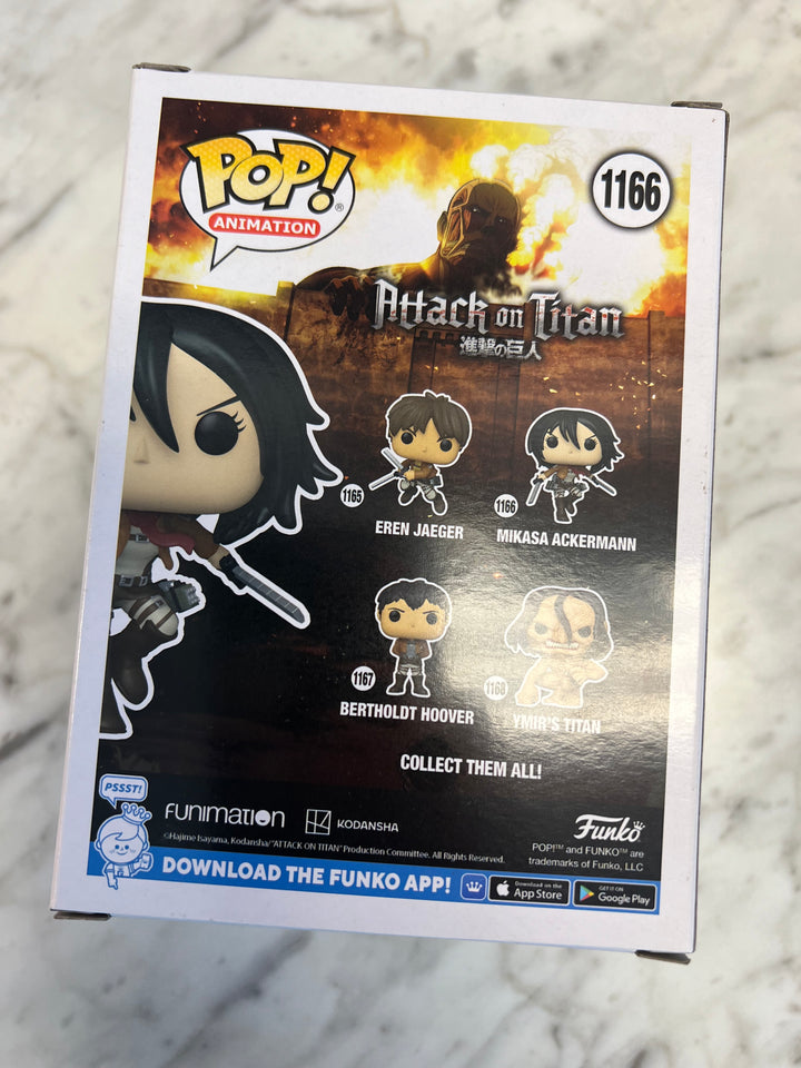 Funko Pop! Vinyl: Attack on Titan - Mikasa Ackerman #1166    FP62024