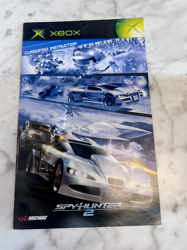 Spy Hunter 2 Original Xbox MANUAL ONLY  MO91725