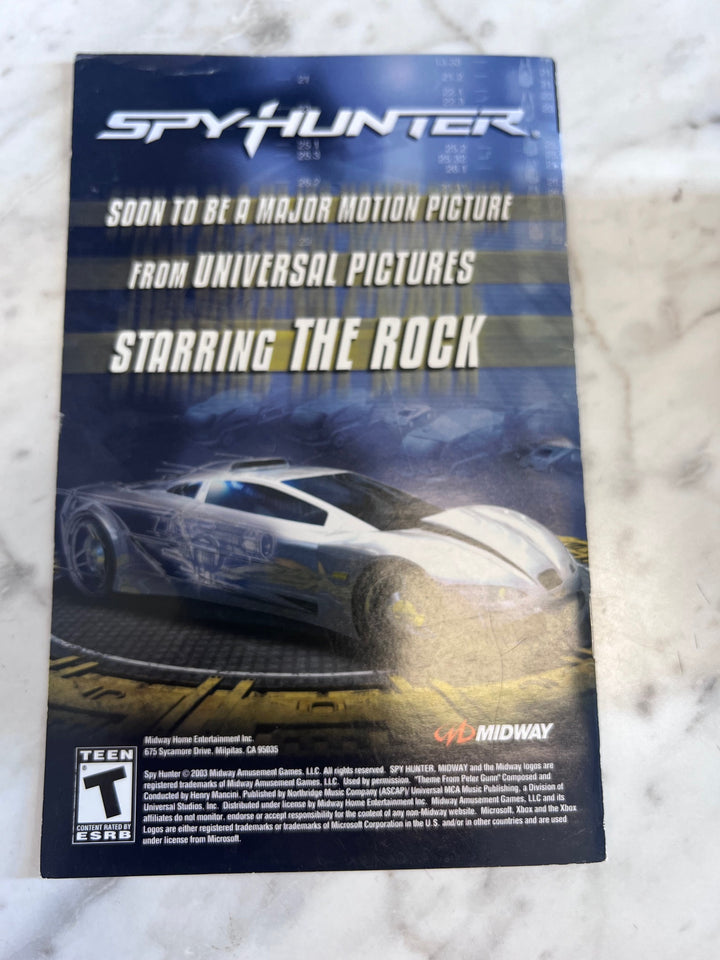 Spy Hunter 2 Original Xbox MANUAL ONLY  MO91725