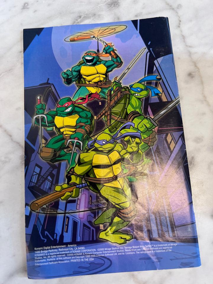 TMNT Mutant Melee Original Xbox MANUAL ONLY  MO91725
