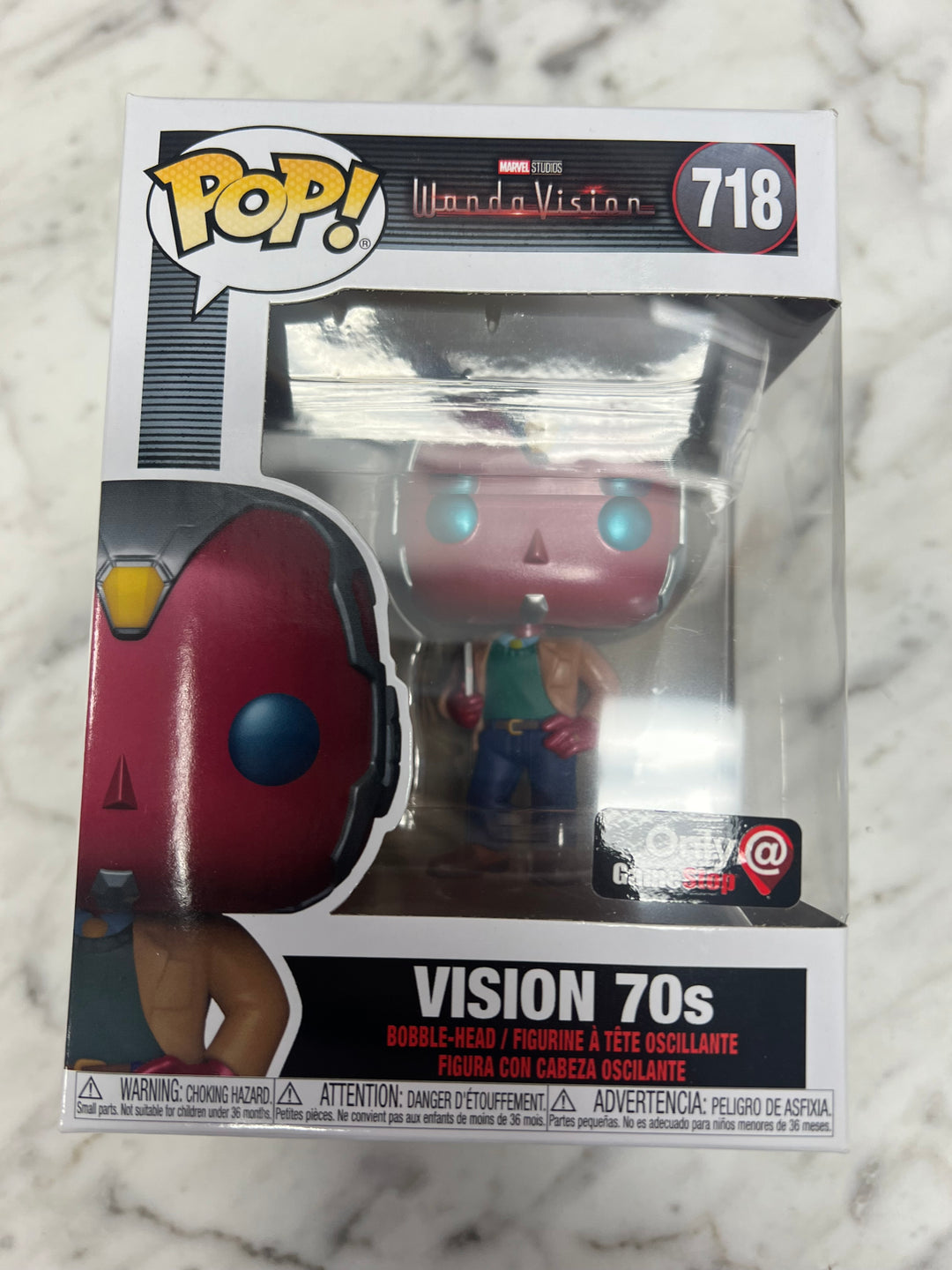 Funko POP! Marvel 70’s Vision Wandavision #718   FP12124